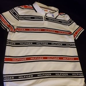 NWOT Tommy Hilfiger Striped Polo Shirt